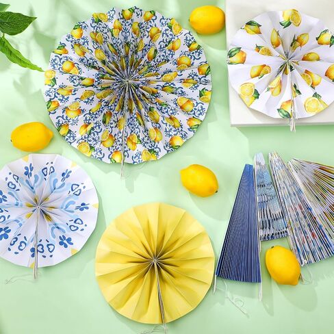 12 PCS CHINOISERIE Paper Paper Fans 8 '' 12 '' 16 '' in Kuwait