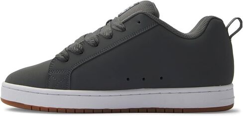 DC Men's Court Graffik SE XE Skate Shoe, Grey/Black/Grey, 11 in Saudi Arabia