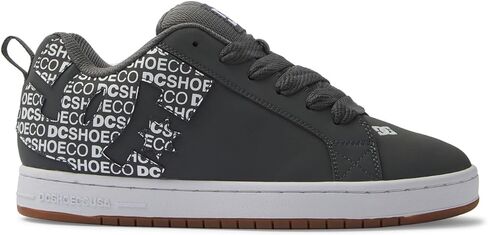 DC Men's Court Graffik SE XE Skate Shoe, Grey/Black/Grey, 11 in Saudi Arabia