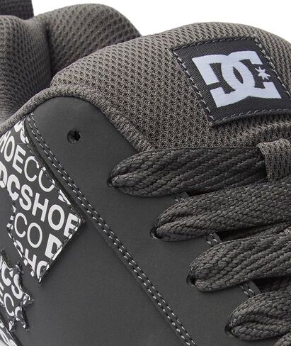 DC Men's Court Graffik SE XE Skate Shoe, Grey/Black/Grey, 11 in Saudi Arabia