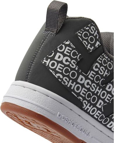 DC Men's Court Graffik SE XE Skate Shoe, Grey/Black/Grey, 11 in Saudi Arabia