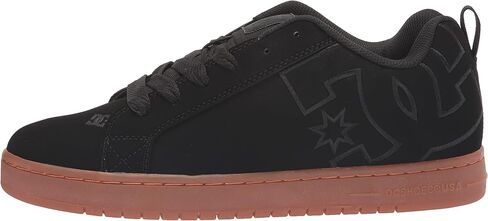 DC Men's Court Graffik Se Xe Skate Shoe ، رمادي/أسود/رمادي ، 11 in Kuwait