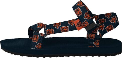 FOCO Women's NFL Repeat Logo Strap Sport Sandal, Team Color, 9-10 in Saudi Arabia