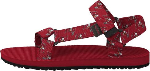 FOCO Women's NFL Repeat Logo Strap Sport Sandal, Team Color, 9-10 in Saudi Arabia