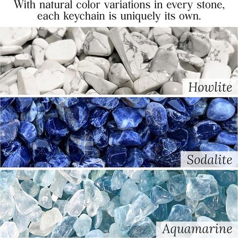 Crystal Keychain Calming Gifts For Women, Anxiety Healing Stress Relief Reduction Stones, Crystal Therapeutic Gifts in Kuwait