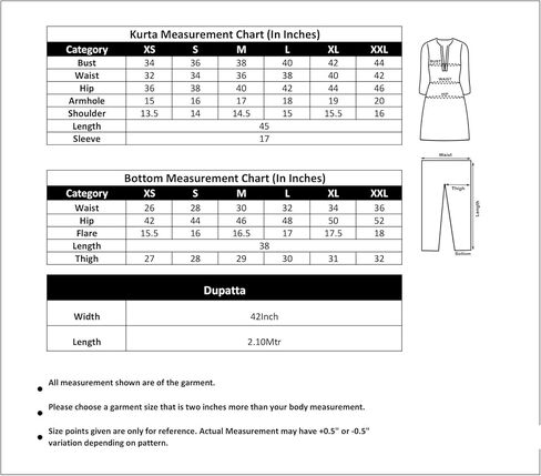 Women's Silk Blend Embroidery Lace Straight Kurta With Pant And Dupatta in Kuwait