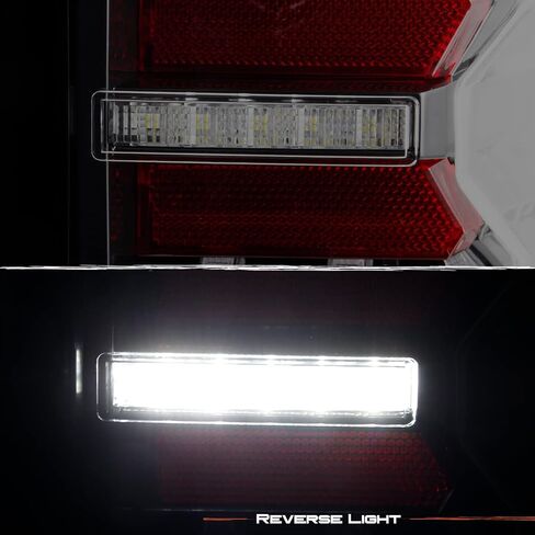 AKKON - Fits 2014-2018 Chevy Silverado 1500 2500HD 3500HD 3D Design LED DRL [Halogen Type] Black Smoked Tail Lights Left+Right in Saudi Arabia