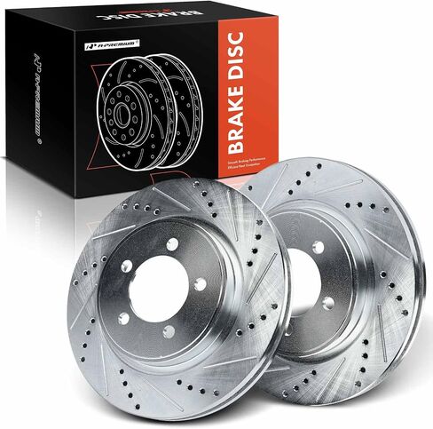 A-Premium 11.02 Inch (305mm) دوارات فرامل القرص الأمامية المتنفية متوافقة مع طرازات Ford و Mercury Select in Kuwait