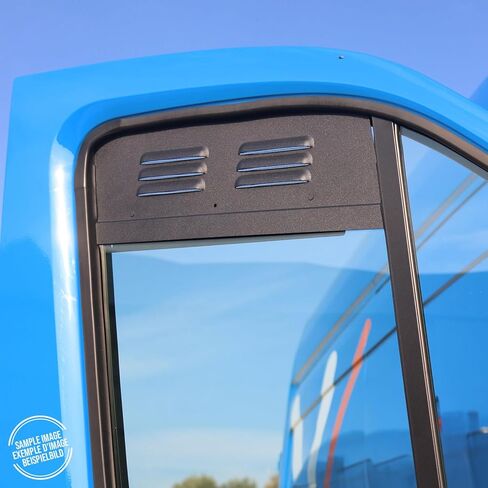 Omac Window Air Vent for Mercedes Sprinter W906 2006-2018 ، Deflector Rain Deflector ، RV Air Greatilation ، 2 PCS ، Black in Saudi Arabia