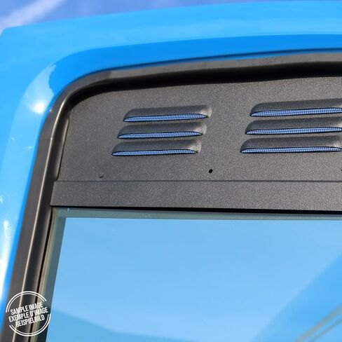 Omac Window Air Vent for Mercedes Sprinter W906 2006-2018 ، Deflector Rain Deflector ، RV Air Greatilation ، 2 PCS ، Black in Saudi Arabia