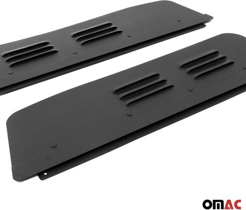 Omac Window Air Vent for Mercedes Sprinter W906 2006-2018 ، Deflector Rain Deflector ، RV Air Greatilation ، 2 PCS ، Black in Saudi Arabia