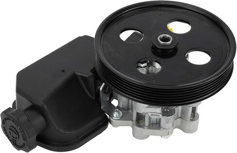 Power Steering Pump with Pulley and Reservoir for Jeep Commander 3.7L & 4.7L 2006-2007 for Jeep Grand Cherokee 2005-2010 Replaces No.52089339AC in Saudi Arabia