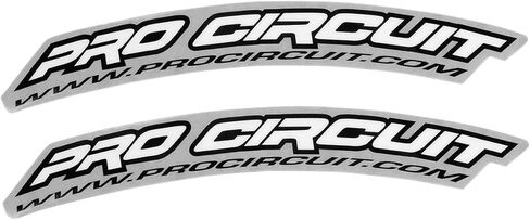 Pro Circuit .com Fender Stickers - العادية/الأسود in Kuwait