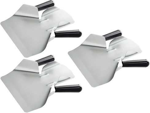 OCS Parts Pro Series 3-Pack Quick Fill Scoops for Popcorn and French Fries | Right Handed Utility Scooper for Bagging Fries or Popcorn for Restaurants, Theaters, Fast Food or Home Kitchens in Saudi Arabia