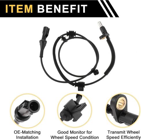 مستشعر سرعة عجلة ABS 1 PC لـ Ford F-250 F-350 F-450 F-550 Super Duty 2008-2010 ABS Sensor Sensor Sensor Sensor الأمامي اليسرى اليمين in Saudi Arabia