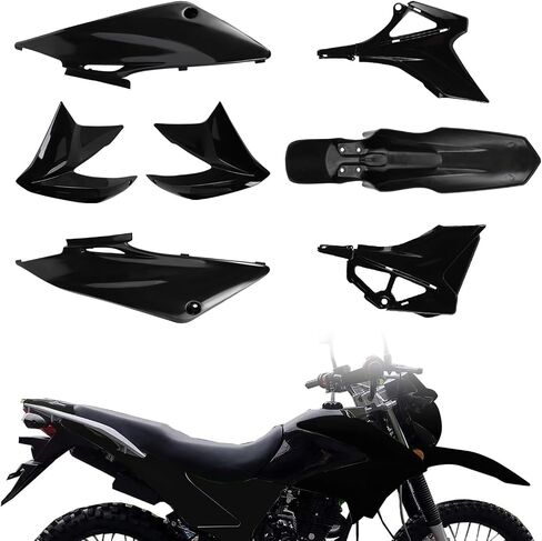 طقم بلاستيك لـ Hawk 250 ، مجموعات الحاجز في الجسد الفادح مع حارس خزان الوقود لـ Hawk250 - أسود in Saudi Arabia