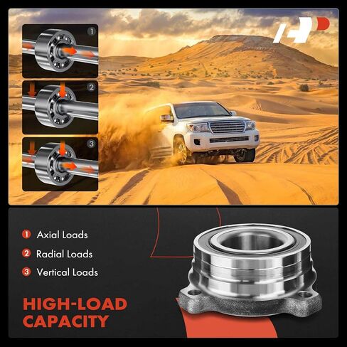 A-premium 2 x محمل عجلة خلفية متوافقة مع BMW 525i 525xi 528i 528i Xdrive 528xi 530i 530Xi 535i 535i in Saudi Arabia