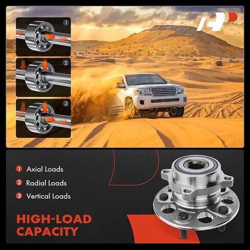 A-Premium 2 X Beach Wheel Wheel and Hub Assembly مع 5-LUG متوافق مع Honda CR-V 2017 2018 2019 2020 2021 2022 ، AWD فقط in Saudi Arabia