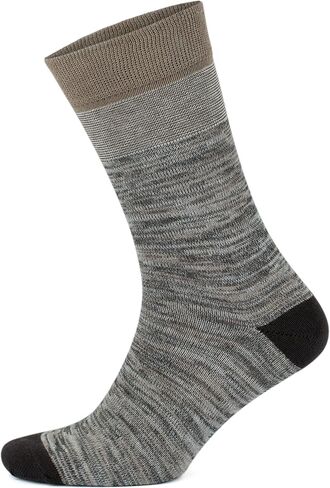 GoWith 3/6 Pairs Premium Cotton Crew Socks for Men, Soft Comfortable Lightweight Breathable Dress Socks with Gift Box in Kuwait