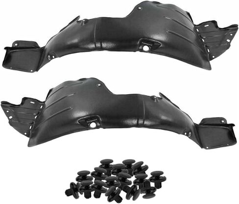 أجزاء N Go Fender Liner مع مقاطع لعام 2011-2013 سائق Elantra الأمامي وجانب الراكب اليسرى HY1248125 HY1249125 868113Y000 868123Y000 in Saudi Arabia
