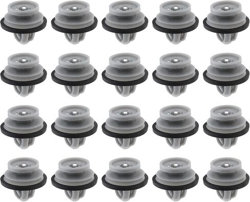 20pcs مقاطع صب الباب السفلى LR112137 متوافقة مع Defender Range Rover Evoque Door Door Door Door Trim Retainers Clips Plastic in Kuwait