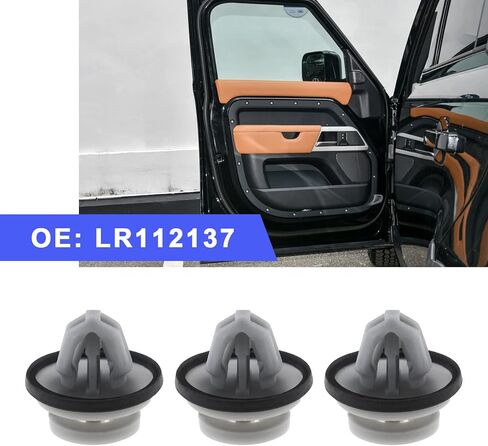 20pcs مقاطع صب الباب السفلى LR112137 متوافقة مع Defender Range Rover Evoque Door Door Door Door Trim Retainers Clips Plastic in Kuwait