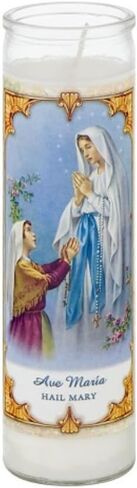 شموع صلاة مريم العذراء ، سيدة غوادالوبي ، الأم المعجزة ، ماريا ميلغروسا ، أفي ماريا ، سيدة التاجري ، الصلاة ، عبادة ، حزمة متنوعة ، 4 شموع in Saudi Arabia