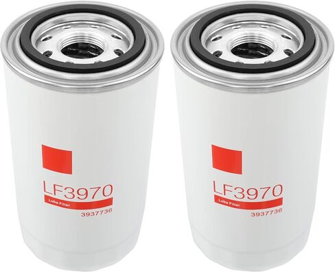 LF3970 Oil Filter Compatible with Cummins ISB QSB 5.9L/6.7L Diesel Engine Replaces P550428, P551019 3937736,3937144,B7177 (6 Pack) in Kuwait