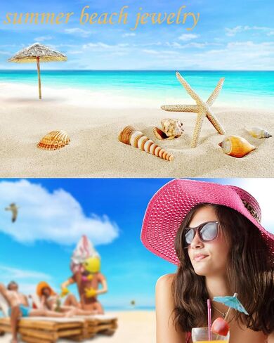 Gold Shell Starfish Ring for Women Large Starfish Conch Shell Ring Chunky Statement Seastar Seashell R-ing Summer Beach Ocean Jewelry Accessories Trendy Stuff in Saudi Arabia