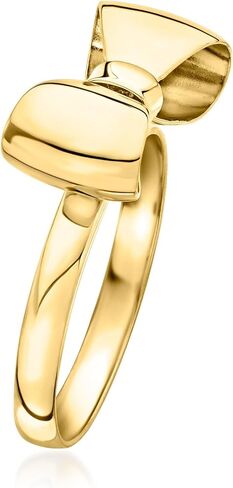 Ross-Simons Italian 14kt Yellow Gold Bow Ring in Saudi Arabia