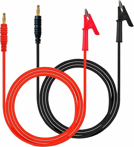 Alligator Clip to Alligator Clip Heavy Duty Silicone Jumper Wire, Alligator Clip Electrical Test Leads 12AWG 5.9 ft. Cable with Alligator Clips for Multimeter, Electrical Testing (Y-Y 1.8m X) in Saudi Arabia