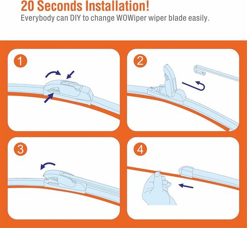 شفرات ممسحة الزجاج الأمامي للسيليكون مع شفرة ممسحة خلفية لـ Honda Fit 2009-2020 ، مساحات زجاج الأمامي البديلة في جميع موسم لسيارتي-28 "+14" +14 "(مجموعة من 3) in Kuwait