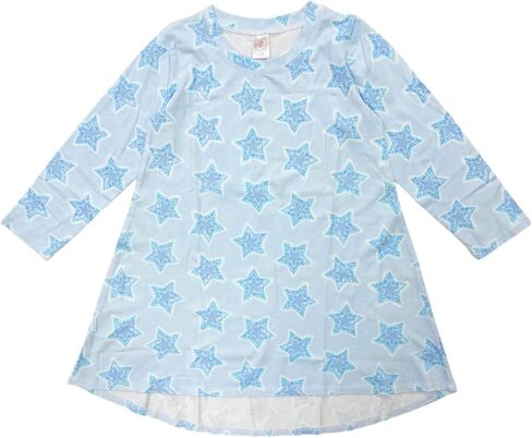 Esme Girl's Crew Neck Long Sleeve Dress Pink XS S M L XL PT in Kuwait