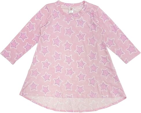 Esme Girl's Crew Neck Long Sleeve Dress Pink XS S M L XL PT in Kuwait