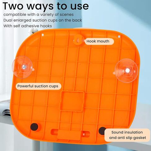Mini Basketball Hoop with Balls,Indoor Basketball Hoop Set Foldable Wall Mounted Suction Cup Fixing Mini Basketball Board Net for Toddler in Saudi Arabia