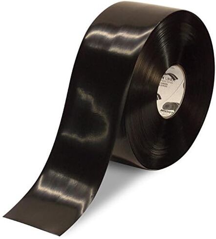 Mighty Line Solid Floor Marking Tape for Safety, Caution, Warning, Heavy-Duty, Peel and Stick Adhesive, Beveled Edge Design, Industrial Quality, 3 inch, 100' Roll, White in Saudi Arabia