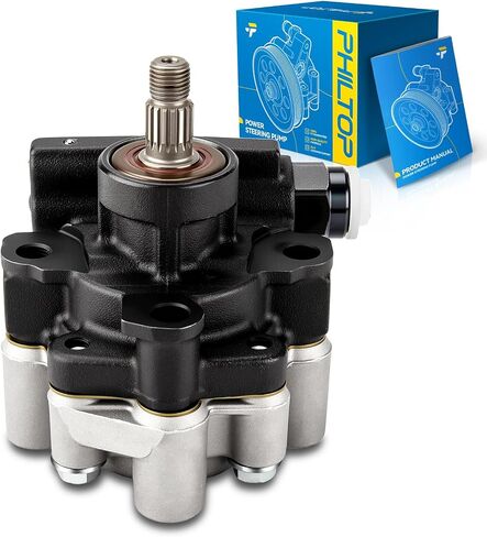 Power Steering Pump 21-5310 for 325Ci 2002 2.5L, 325xi 2001-2005 2.5L, 330Ci/330i 2001-2002 3.0L, 330xi 2001-2005 3.0L, Power Assist Pump PHILTOP Power Steering Pump Kit With Pulley in Kuwait