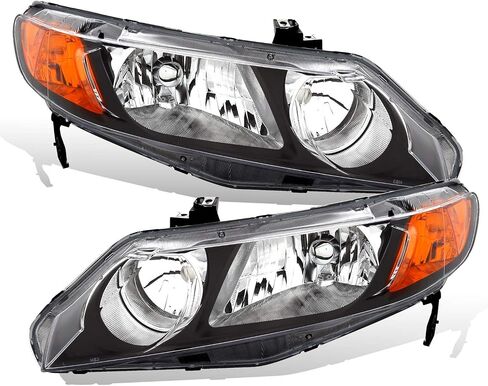 المصابيح الأمامية الهالوجين البديلة amerilite jdm black prespons in Saudi Arabia