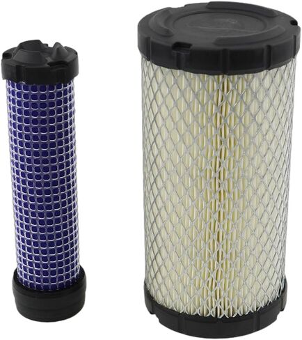 JZgrdn Outer & Inner Air Filter Set AF25550 AF25967 متوافق مع Kawasaki FH541 17 HP KAI ، FH580 19 HP ، FX481V ، FX541V و FX600V محركات in Saudi Arabia