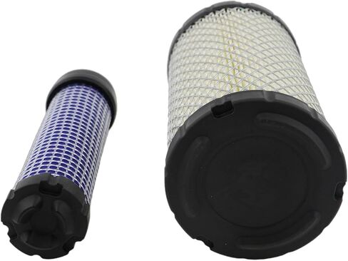 JZgrdn Outer & Inner Air Filter Set AF25550 AF25967 متوافق مع Kawasaki FH541 17 HP KAI ، FH580 19 HP ، FX481V ، FX541V و FX600V محركات in Saudi Arabia