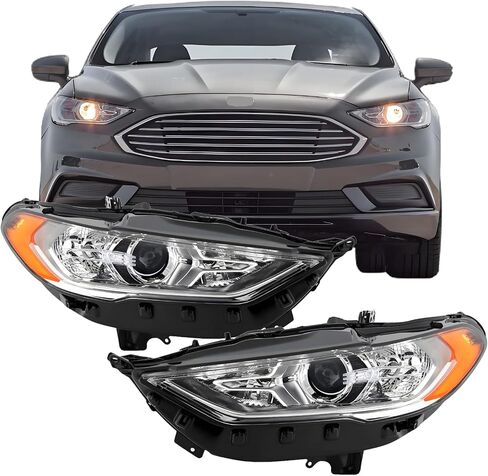 2PCS المصابيح الأمامية التجميع مع إضاءة توقيع LED لعام 2017 2018 2018 2019 in Kuwait
