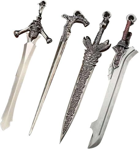 4pcs Dante Devil May Cry Keychains Sword Weapon Keychain DMC Game Game Game Game in Kuwait