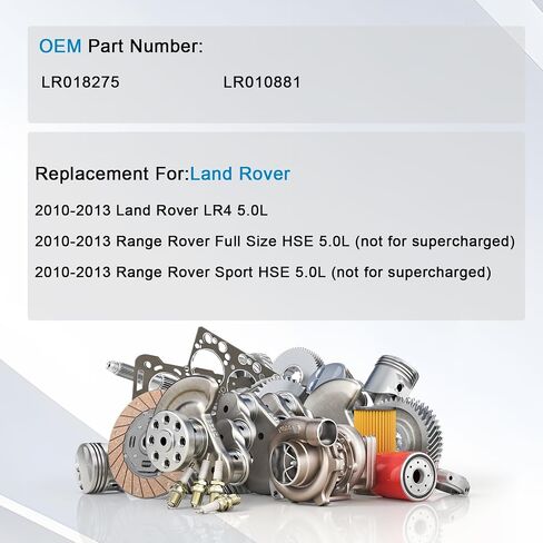 LR018275 مضخة المياه منفذ ترموستات ترموستات أنبوب أنبوب أنبوب من 2010-2013 لاند روفر LR4 Range Rover Sport استبدال # LR010881 5.0L in Saudi Arabia
