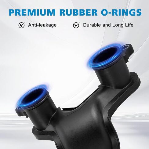 LR018275 مضخة المياه منفذ ترموستات ترموستات أنبوب أنبوب أنبوب من 2010-2013 لاند روفر LR4 Range Rover Sport استبدال # LR010881 5.0L in Saudi Arabia