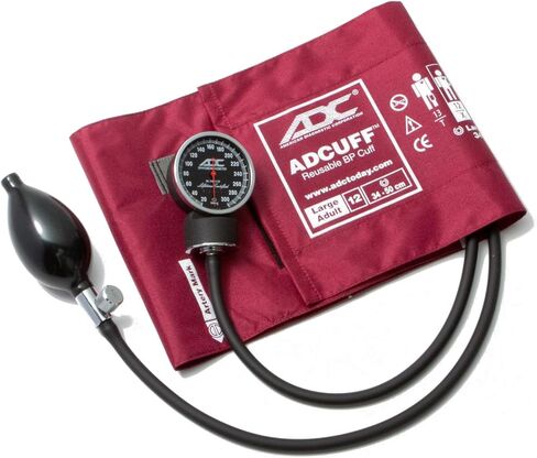 Diagnostix 720 Pocket Aneroid Sphygmomanometer X-Large Burgundy in Saudi Arabia