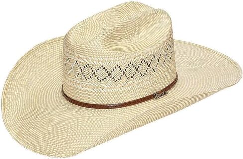 Twister Men 10x Shantung Straw Cowboy Hat Natural 7 1/8 in Saudi Arabia
