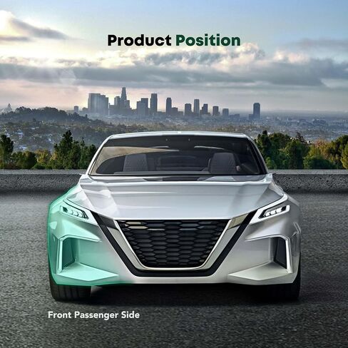 Yhtauto الأمامي الأمامي يمين الراكب على جانب الوفير الغطاء التجنيب متوافق مع تويوتا كامري 2012 2013 ، قوس الوفير in Saudi Arabia