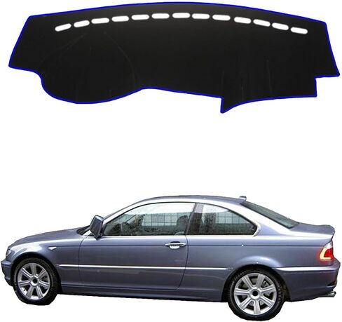 مناسب لـ BMW 3 Series E46 1998 1999 2000 2001 2002 2003 2004 2005 LHD RHD Dashboard Protector Pad مع وظيفة غير قسيمة من Sunshield من الملحقات الزخرفية in Saudi Arabia