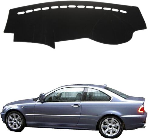 Fit for BMW 3 Series E46 1998 1999 2000 2001 2002 2003 2004 2005 LHD RHD Dashboard Protector Cover pad with Non Slip sunshield Function of Decorative Accessories in Kuwait