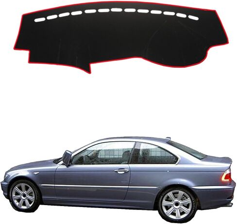 Fit for BMW 3 Series E46 1998 1999 2000 2001 2002 2003 2004 2005 LHD RHD Dashboard Protector Cover pad with Non Slip sunshield Function of Decorative Accessories in Kuwait